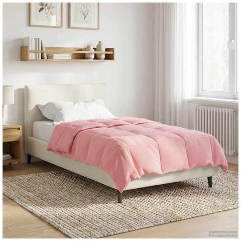 Piumone Completo Annuale Rosa 140 x 220 cm Microfibra - Foto 2