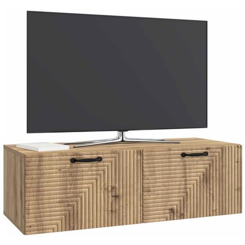 Mobile Porta TV da Muro Rovere Artigianale 98 x 41 x 30 cm - Foto 2