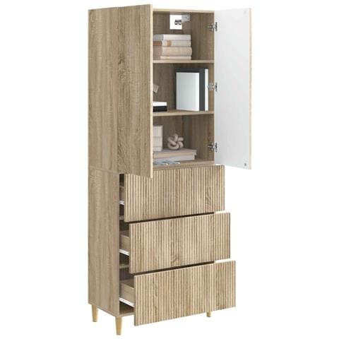 Set di armadi 2 pcs Rovere Sonoma 66 x 34,5 x 90 cm - Foto 2