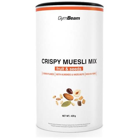 Cereali Crispy Muesli Mix con fiocchi d'avena 420 g Frutta e Semi - Foto 1