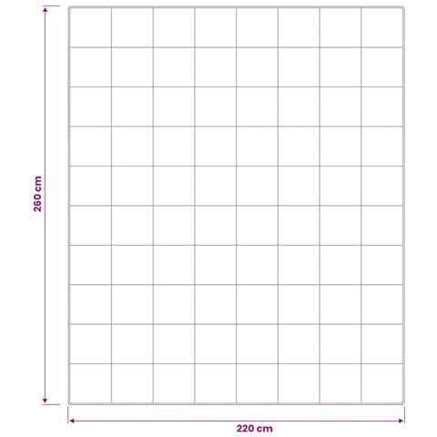Set di piumone e cuscini 3 pz 220x260 cm Estate 140 GSM Lana - Foto 10