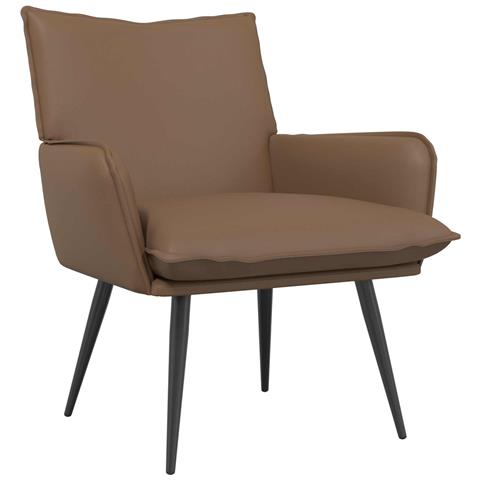 Poltrona Cappuccino Similpelle - Foto 1
