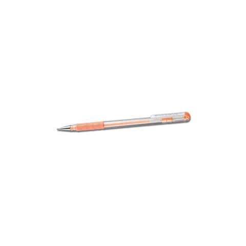 pz. 1 penna gel Hybrid grip bianco Pentel K118-LW - Foto 1