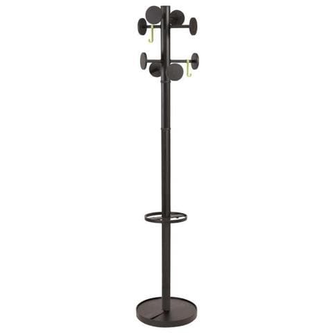 appendiabiti a 8 posti 175cm nero stan3 - Foto 2