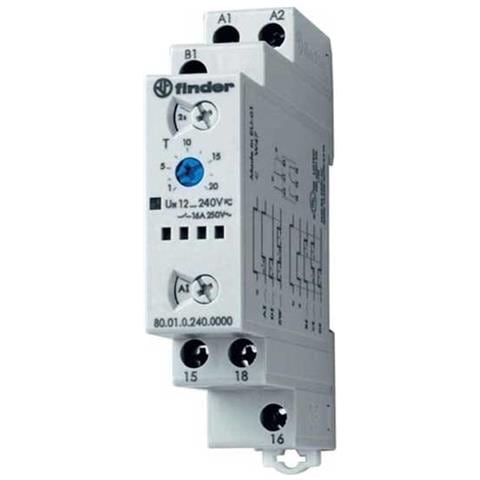 800102400000 Temporizzatore Modulare Multifunzione 1 Scambio 16a Tensione - Foto 2
