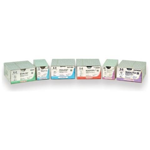 SUTURA ASSORBIBILE ETHICON VICRYL PLUS - 2/0 ago 24 mm - Foto 2