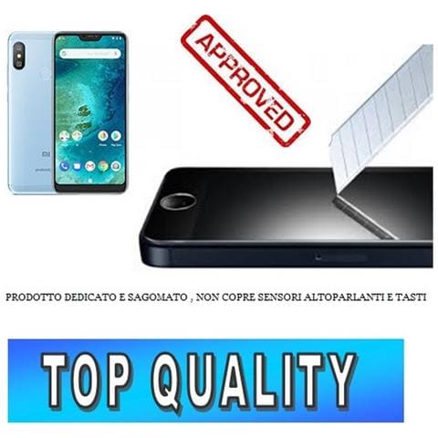 Tempered Glass Screen Protector Pellicola Vetro Temprato Xiaomi Mi A2 Lite - Redmi 6 Pro - Foto 2
