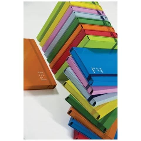 Cartella A 3 Lembi Con Elastico Piatto New Color 25x35 Cm Dorso 5 Cm Arancio - 0221305. ar (conf. 6) - Foto 1