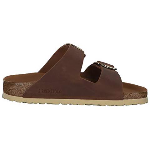 Arizona Grossa Fibbia, Sandali A Punta Aperta Donna Marrone (cognac Hex Hex Cognac), 37 Ue - Foto 4