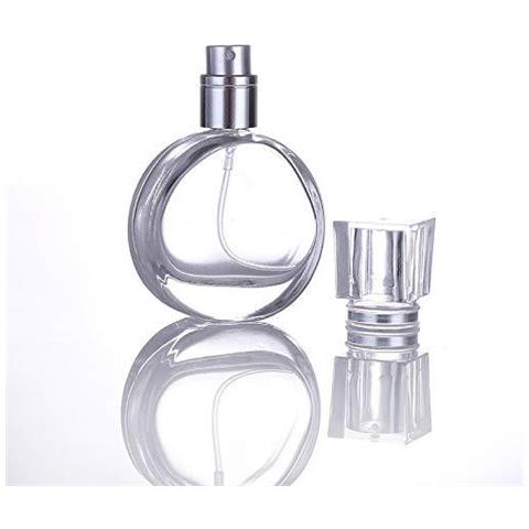 30ml Svuotare Vetro Del Profumo Della Bottiglia Dello Spruzzo Atomizzatore Ricaricabile Trasparente Circolare - Foto 2