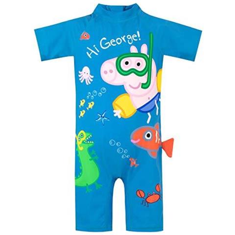 Ragazzi George Pig Costume Da Bagno Blu Et 12 A 18 Mesi - Foto 1