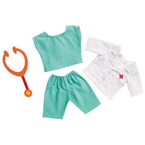Abbigliamento Per Bambole Set Medico Con Stetoscopio 4 Pezzi 28-35 Cm - Foto 2
