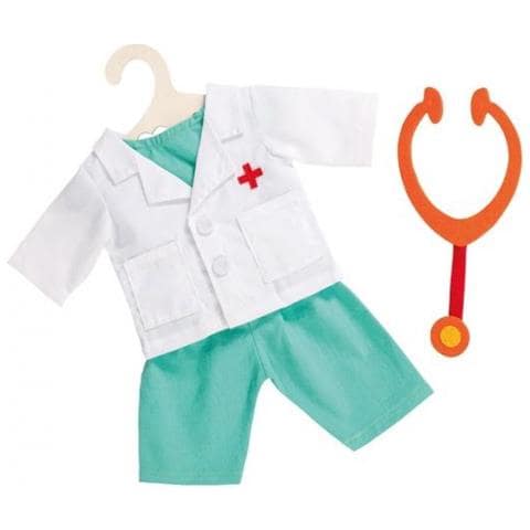 Abbigliamento Per Bambole Set Medico Con Stetoscopio 4 Pezzi 28-35 Cm - Foto 1