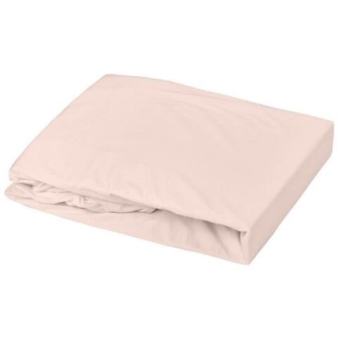 Lenzuolo Sotto Con Angoli + Lenzuolo Sotto - 70 X 140 Cm - 100% Cotone - Bianco / nudo - Foto 1