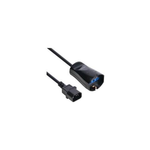 Cavo Adattatore Di Alimentazione Iec14 Mascio A Presa Bipasso / schuko - Foto 2