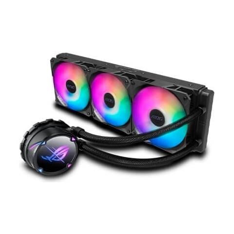 Dissipatore CPU a Liquido ROG Strix LC II 360 ARGB per Socket Intel LGA 1700/1200/1150/1151/ 1152/1155/1156/2011/2011-3/2066 e Socket AMD AM4/TR4  - Foto 1