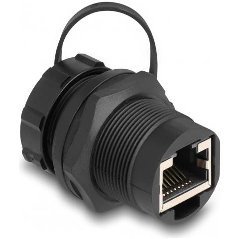 Accoppiatore RJ45 Cat. 6A con cappuccio di tenuta IP67 antipolvere e impermeabile - Foto 1