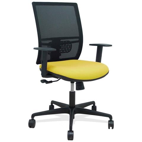 Sedia Da Ufficio Yunquera 0b68r65 Giallo - Foto 1