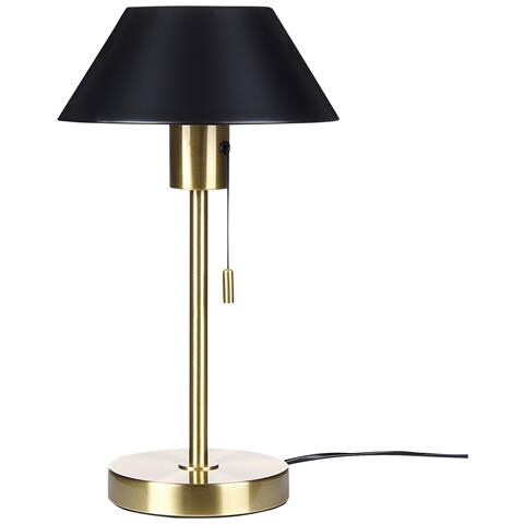 Lampada Da Tavolo Caparo Metallo Nero/oro - Foto 2