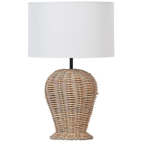 Lampada Da Tavolo Furelos Rattan Naturale - Foto 2