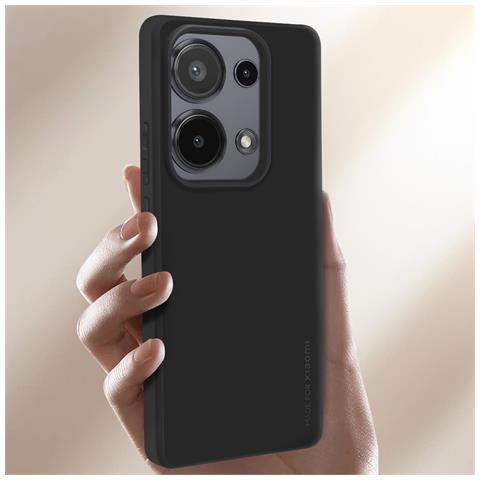 Cover Per Xiaomi Redmi Note 13 Pro 4g Silicone Opaco Soft-touch, Nero - Foto 2