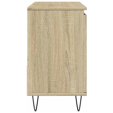 Armadietto Da Bagno Rovere Sonoma 65x33x60 Cm Legno Multistrato - Foto 10