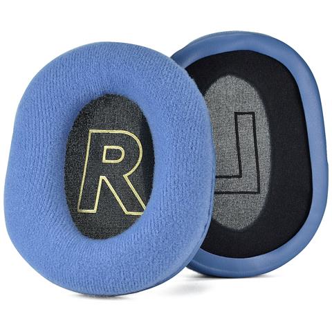 Cuscinetti Auricolari Per Logitech G Pro / Logitech G Pro X Morbido Velluto 1 Paio Blu - Foto 3