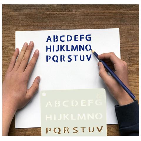 Kit Di Stencil Per Lettere Artistiche Con Pittura Con Numeri - Foto 3