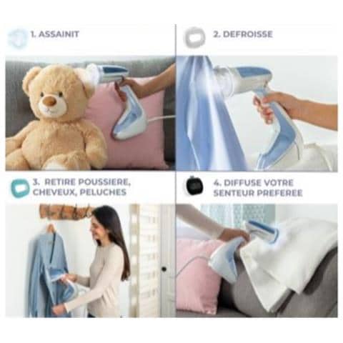 Vaporiera Portatile 30g /min 1700w Colore Bianco /Blu - Foto 4