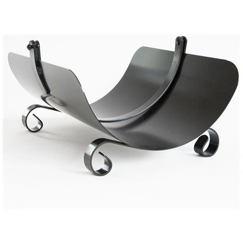 Portalegna Cestino In Ferro Battutto Per Camino Caminetto - Foto 3