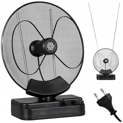 Antenna Ambiente Dvb-t /t2 Con Amplificatore Regolabile Va0090 - Foto 1