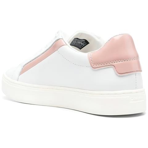 Cupsole Lace Up Trainers Sneakers Pelle Scarpe Donna Bianco Eu 36, Hw0hw01353 0lb - Foto 3