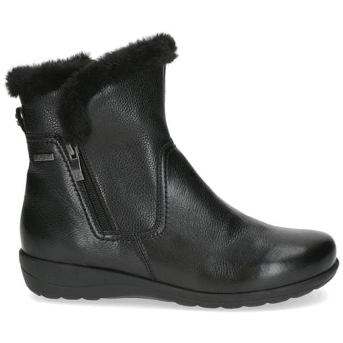 Black Casual Closed Booties Stivaletti Pelle Scarpe Donna Nero Eu 37, 9-26459-43-022 - Foto 2