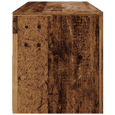 Mobile Porta TV con LED Legno Antico 120x35x40 cm Multistrato - Foto 10