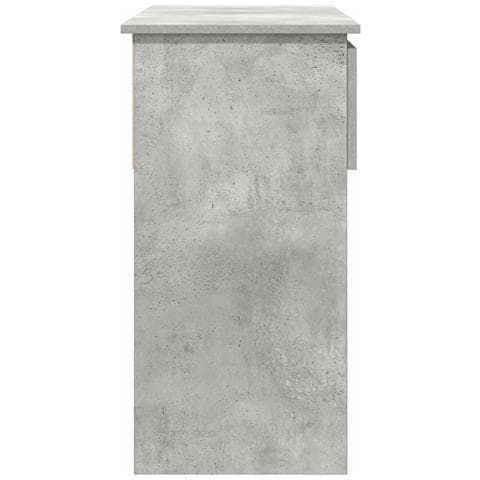 Tavolo Consolle con Cassetti Grigio Cemento 85,5x38,5x74,5 cm - Foto 2