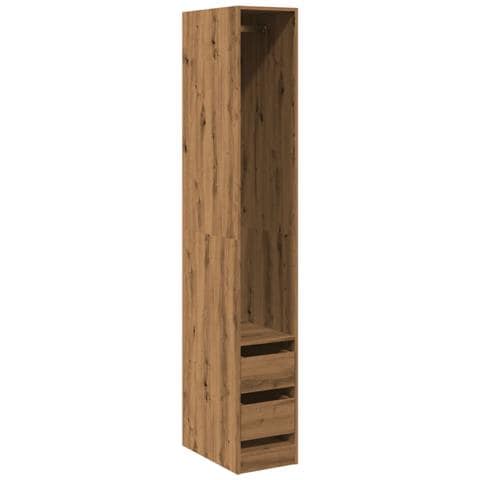 Armadio Rovere Artigianale 30x50x200 Cm In Legno Multistrato - Foto 2