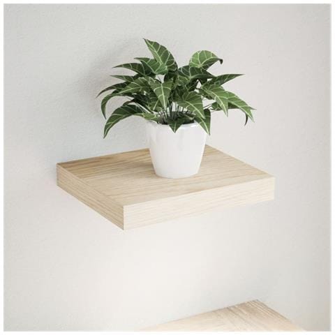 Mensola Pensile 23x23,5x4 Cm In Truciolato - Foto 1