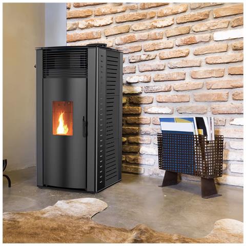 Stufa A Pellet Ad Aria Anita Da 15 Kw Sannover Nera - Foto 2