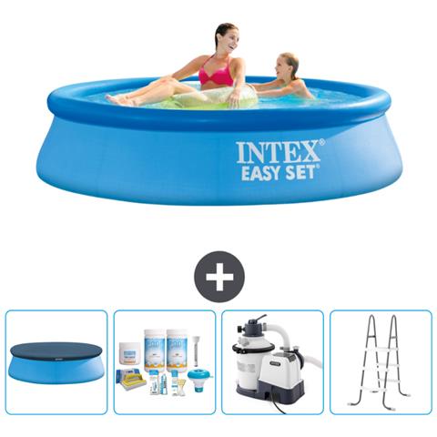 Piscina Fuori Terra - In Giro - 244x244x61 Cm - Blu - Include Accessori Coordinati Cb64 - Foto 1