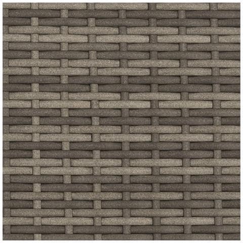 Lettino Prendisole con Cuscini Grigio in Polyrattan - Foto 9