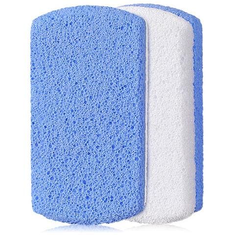 Set Di 5 Pietre Pomice Per Piedi: Esfoliazione Delicata E Rimozione Di Calli White+blue - Foto 2