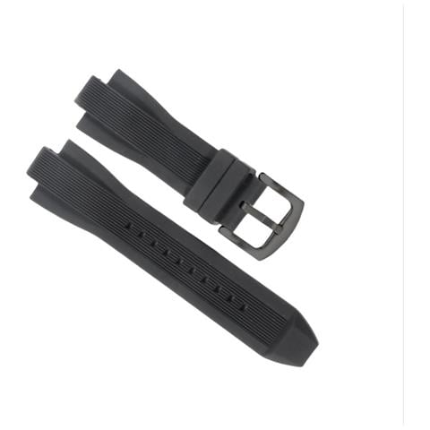 Cinturino In Silicone Compatibile Con Michael Kors Mk8184 8729 9020 Con Attacco Convesso Black - Foto 2
