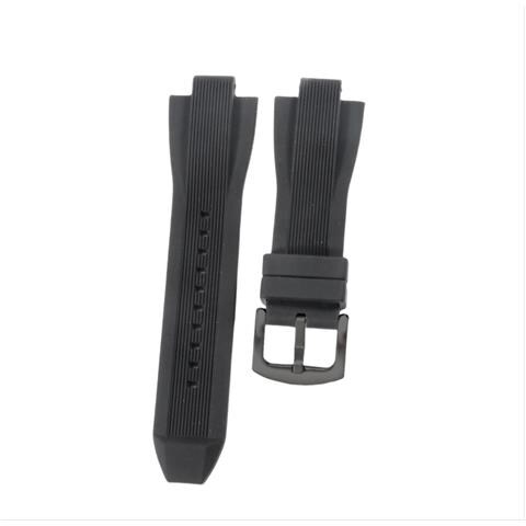 Cinturino In Silicone Compatibile Con Michael Kors Mk8184 8729 9020 Con Attacco Convesso Black - Foto 3