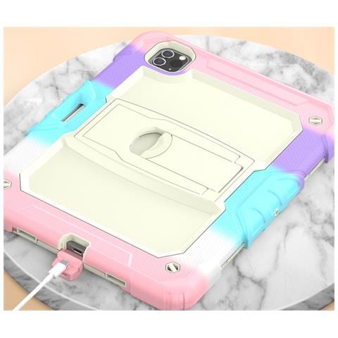 Custodia Per Ipad Air 5/air 4/pro 11"" Con Supporto E Alloggiamento Per Stilo Colorata - Foto 4
