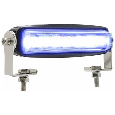Barra Di Segnalazione A 6 Led Blu Da 18w Per Carrelli Elevatori Ip67 - Foto 4