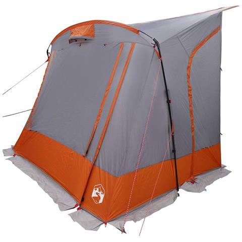 Tenda Grigio e Arancione e Nero 285 x 255 x 245 cm Poliestere - Foto 1
