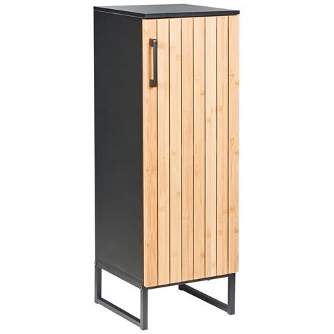 Armadietto Da Bagno Miscanti Legno Di Bambù 30 Cm Marrone Chiaro - Foto 2