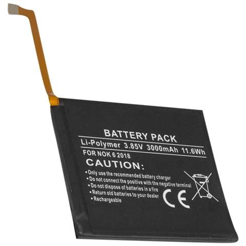 Batteria Li-polimero 3,85v Per Nokia 6 2018 3000mah - Foto 1