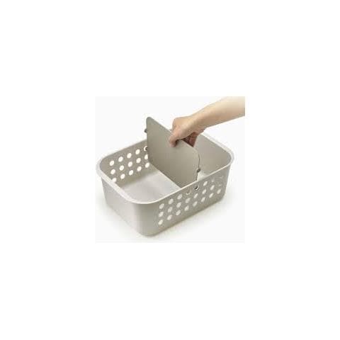 Cestello Portaoggetti Grande Easystore Per Bagno Organizzatore Ventilato Con Divisorio Mobile Ideale Per Articoli Igienici Facile Pulizia - Foto 1