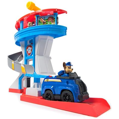 PAW Patrol, Quartier Generale, con Lanciatore per Veicoli, 2 Personaggi, Veicolo della Polizia di Chase e Accessori, Giocattolo per Bambini e Bambine, 3+ Anni - Foto 1